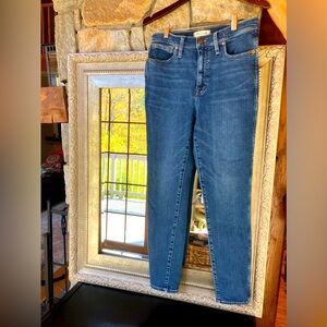 Madewell 10” High Rise Skinny Jeans size 29